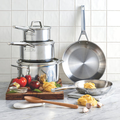 Wolstead Steeltek Ultra 6pc Stainless Steel Cookware Set