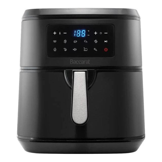 Baccarat Healthy Fry 9L Air Fryer - Family Size, 10 Presets, Black Baccarat Av8Store