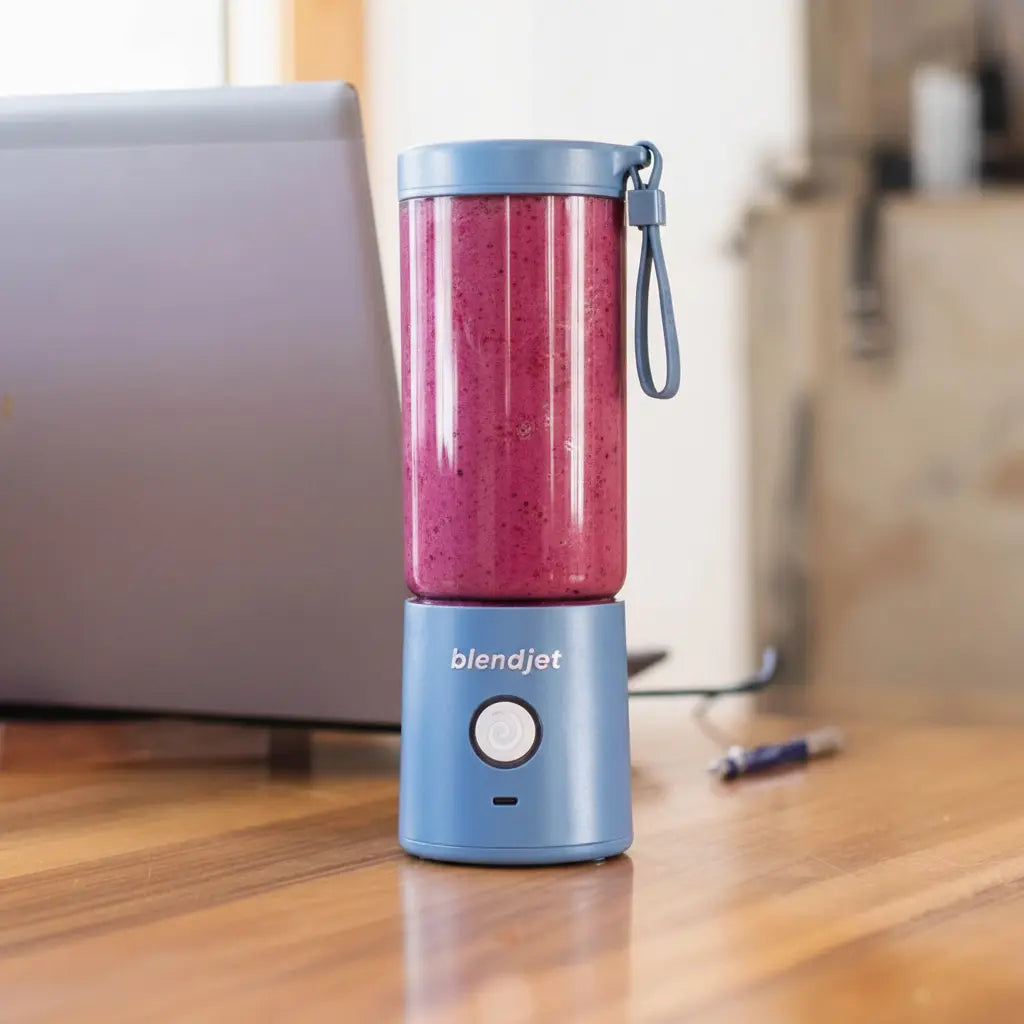 BlendJet 2 Portable Smoothie & Juice Blender 475ml – Cloud | Rechargeable Mini Mixer KGS