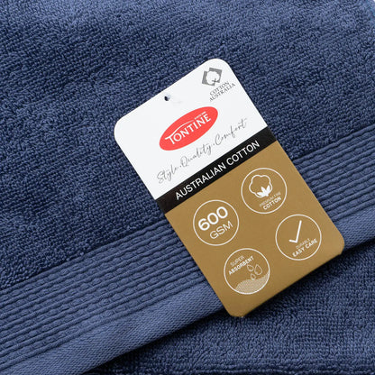 Tontine Australian Cotton Bath Towel 600GSM – Soft, Absorbent & Available in Multiple Colours SBA