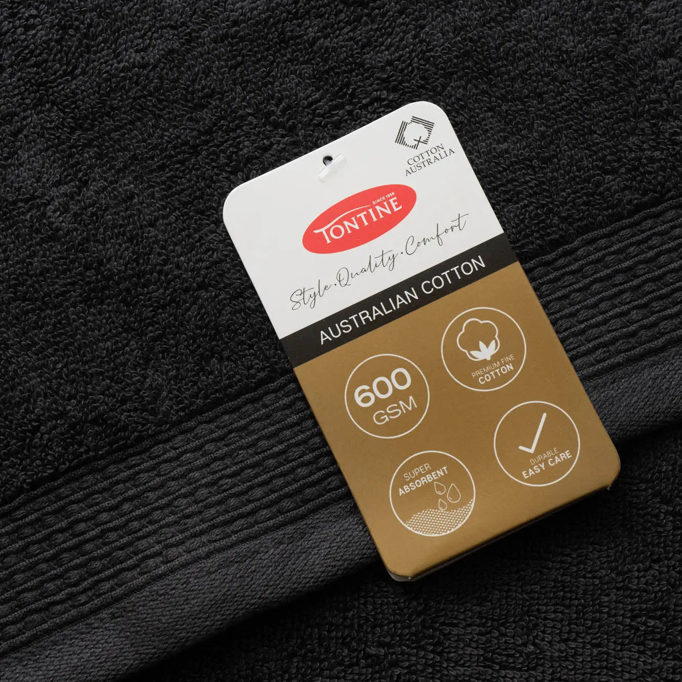 Tontine Australian Cotton Bath Towel 600GSM – Soft, Absorbent & Available in Multiple Colours SBA