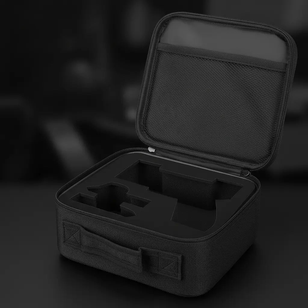 Hard Pistol Case Waterproof Handgun Storage Box Carry Bag with DIY Pre‑Cut Foam AEX