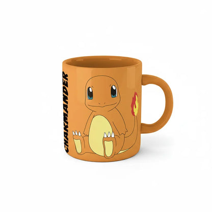 2x Pokémon Charmander Character Mug 300ml | Coloured Ceramic Cup | Kids & Fans Gift KGS