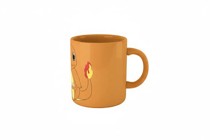 2x Pokémon Charmander Character Mug 300ml | Coloured Ceramic Cup | Kids & Fans Gift KGS