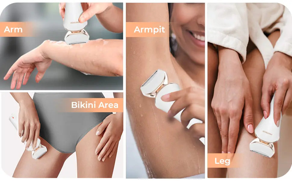 PRITECH Women's Electric Shaver | 3-in-1 Wet & Dry | IPX6 | USB-C Rechargeable | Legs, Underarms & Bikini AMZ