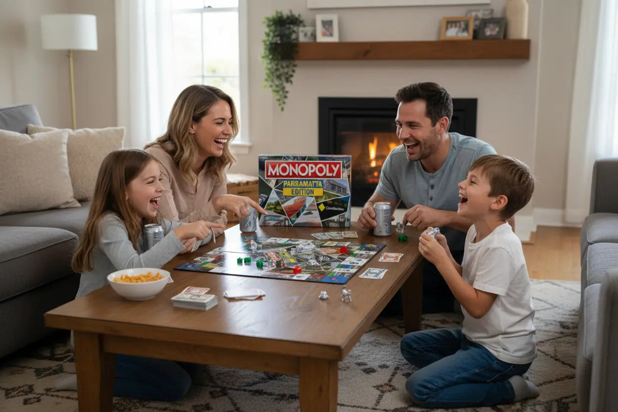 Monopoly Parramatta Edition Board Game – Australia Local Landmarks Family Game SYNS