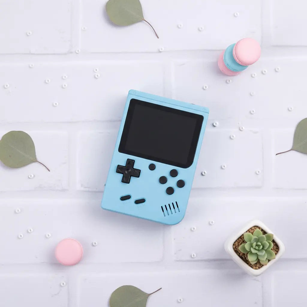 Handheld Retro Game Console 500 Built‑In Games 3‑Inch Portable Kids Gift AU OZAB