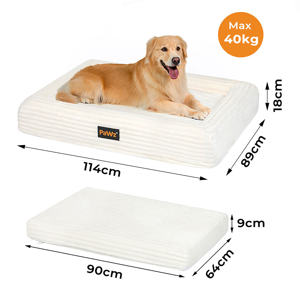 PaWz Orthopedic Dog Bed | Egg Crate Foam | Waterproof & Washable | M, L, XL, 2XL