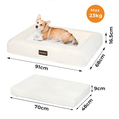 PaWz Orthopedic Dog Bed | Egg Crate Foam | Waterproof & Washable | M, L, XL, 2XL