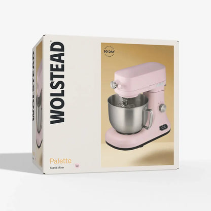 Wolstead Palette Stand Mixer 5L 1200W | Dusty Pink | Built-In Scale