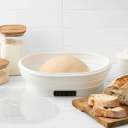 Wolstead Rise Foldable Electric Bread Proofing Basket – Thermostatic Dough Proofer with Timer