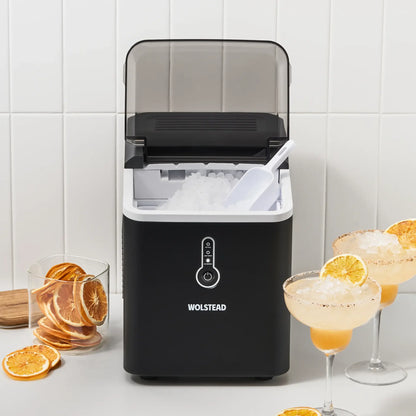 Wolstead Crystal Nugget Ice Maker 14kg Black