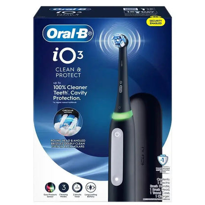 Oral‑B iO 3 Series Clean & Protect Electric Toothbrush – Matte Black CWH