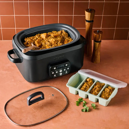 Wolstead Perfection Slow Cooker 6L | Ceramax Non-Stick | 6-in-1 Digital Panel