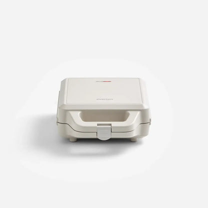 Everten 4-Slice Waffle & Jaffle Maker – Warm Grey | Interchangeable Plates