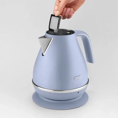DeLonghi Icona Capitals Electric Kettle 1.7L | 360° Base | Stainless Steel