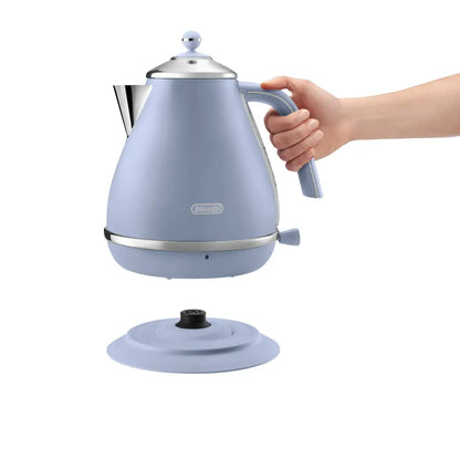 DeLonghi Icona Capitals Electric Kettle 1.7L | 360° Base | Stainless Steel