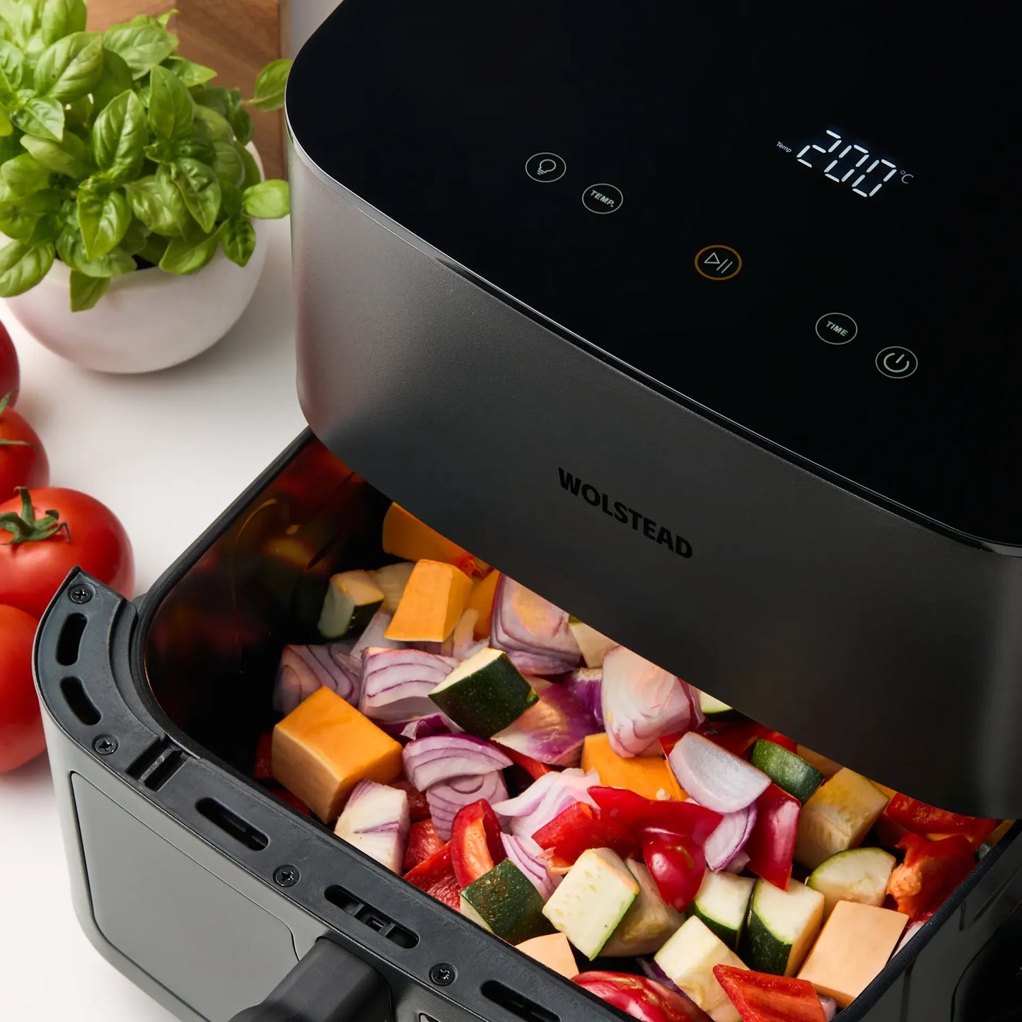 Wolstead Swift Air Fryer touchscreen control panel
