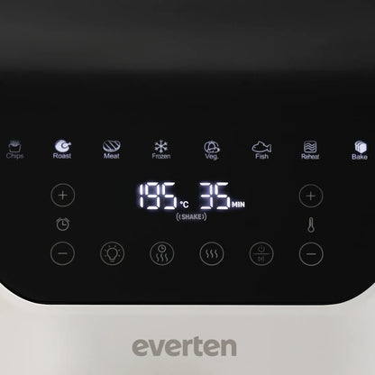 Everten Express Slim Air Fryer touchscreen 8 presets
