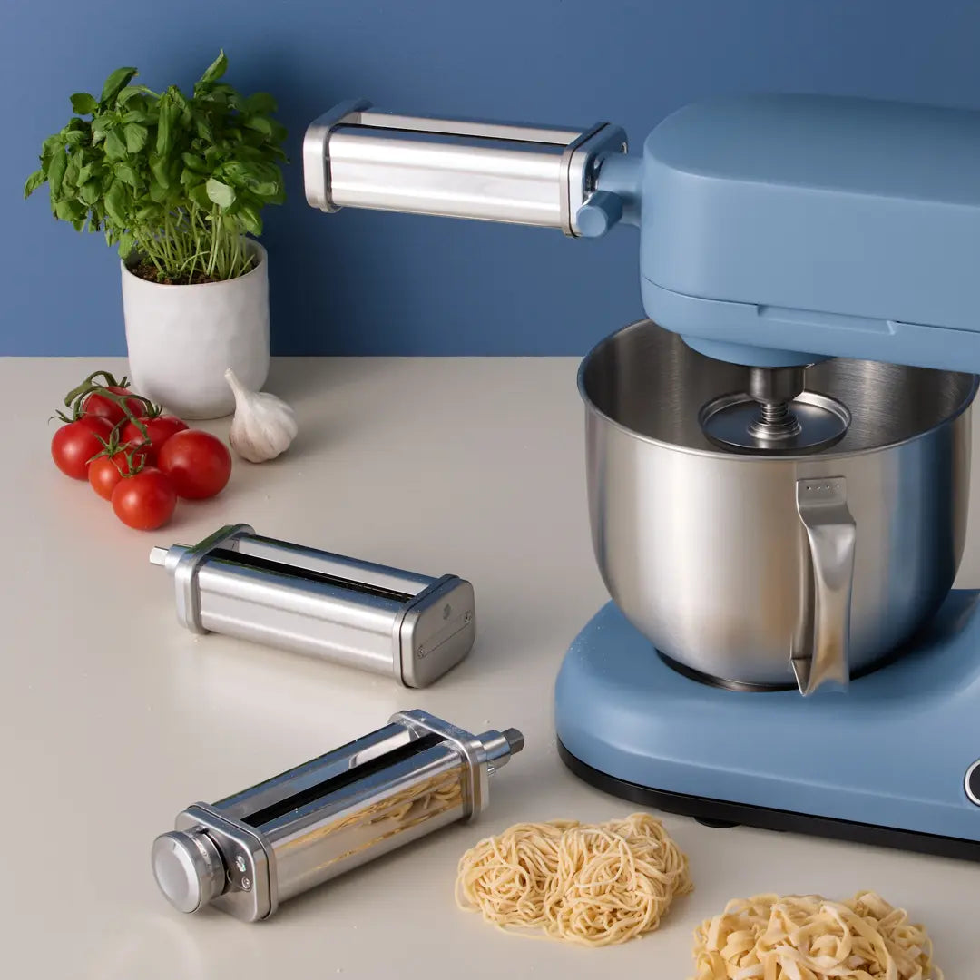 Wolstead Palette Stainless Steel Pasta Roller Attachment Set 3pc | Stand Mixer Attachment