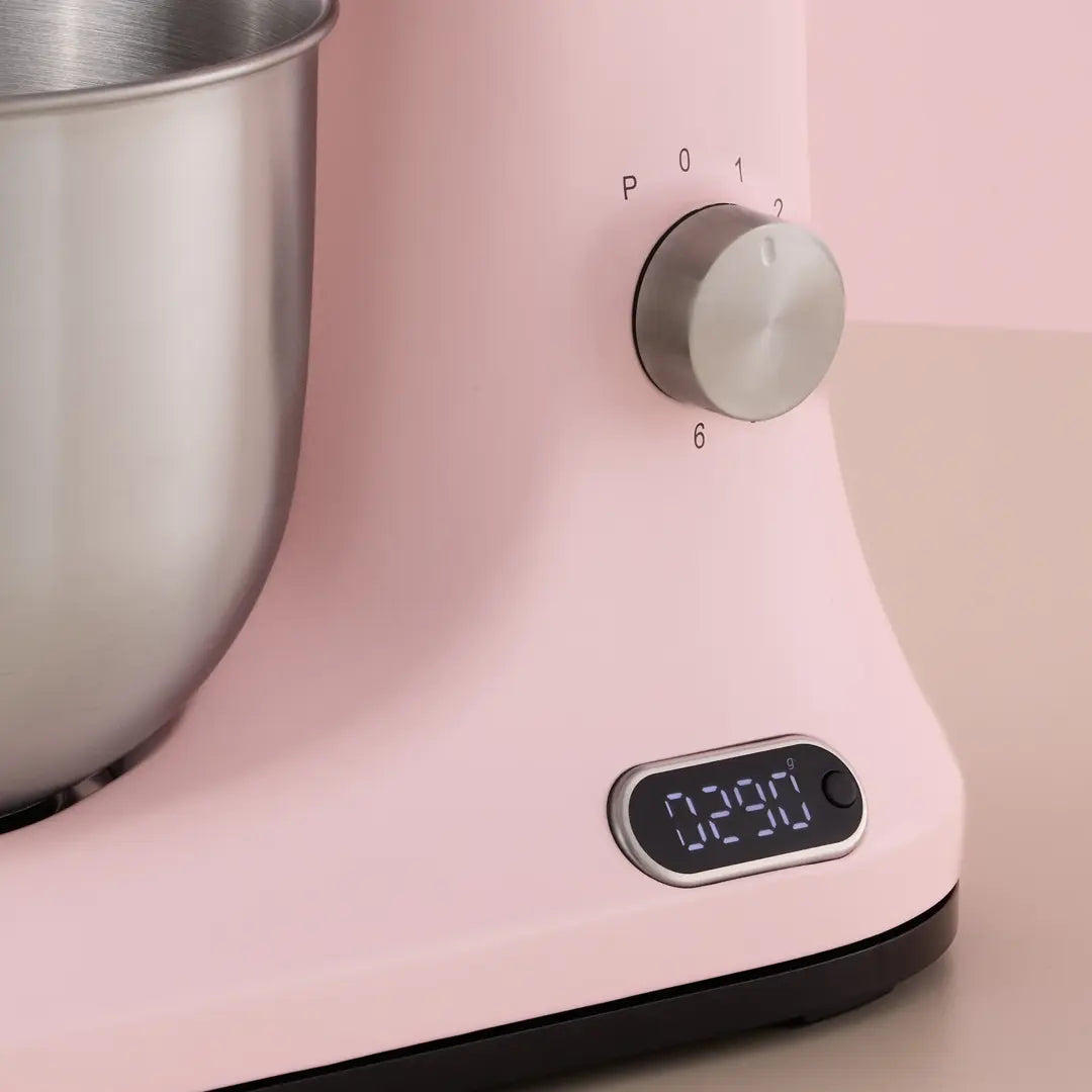 Wolstead Palette Stand Mixer 5L 1200W | Dusty Pink | Built-In Scale