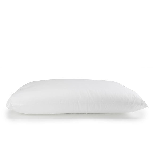 White pillow on a white background
