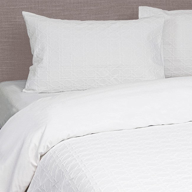 Jason Commercial Villa Matelassé Quilt Cover Set – White | Single to Super King