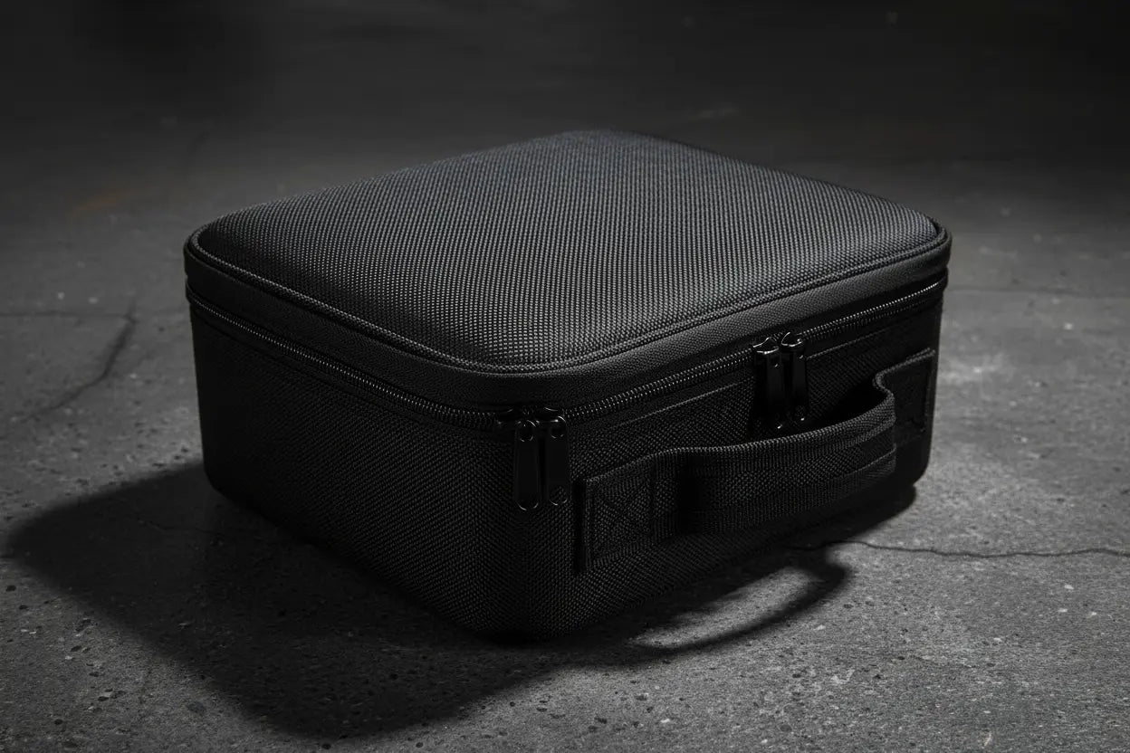 Hard Pistol Case Waterproof Handgun Storage Box Carry Bag with DIY Pre‑Cut Foam AEX