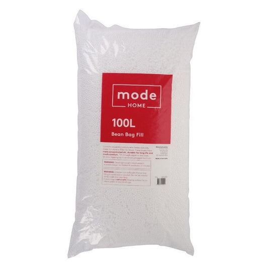 100L bag of white EPS polystyrene bean bag filling beans