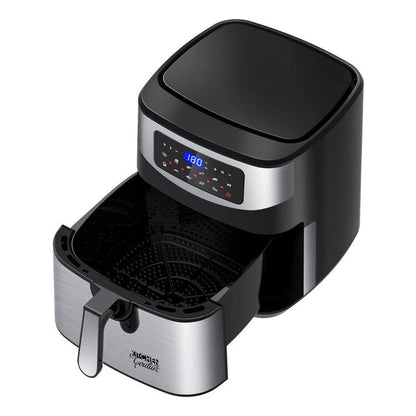 Kitchen Couture 12L Digital Air Fryer – Silver | Large Capacity, 9 Preset Programs