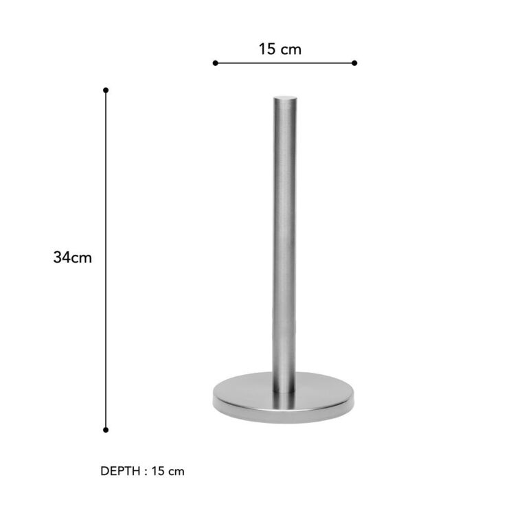 Brampton House Freestanding Toilet Roll Holder | White, Silver & Black | No-Drill Bathroom Storage | Av8Store Australia Brampton House Av8Store