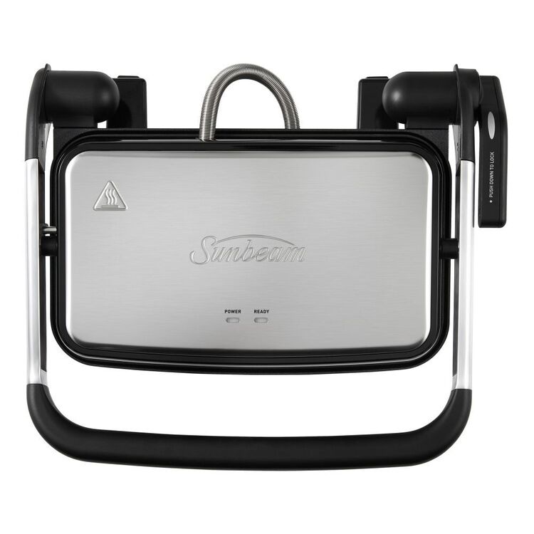 Sunbeam Café Style 2-Slice Sandwich Grill & Press | AnyHeight™ Control, Non-Stick, Upright Storage | Av8Store Australia Sunbeam Av8Store