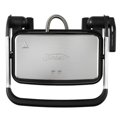 Sunbeam Café Style 2-Slice Sandwich Grill & Press | AnyHeight™ Control, Non-Stick, Upright Storage | Av8Store Australia Sunbeam Av8Store