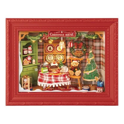 Robotime Christmas DIY Miniature House Eve Party Kit
