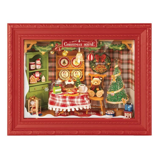 Robotime Christmas DIY Miniature House Eve Party Kit