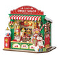 Robotime Christmas DIY Miniature House Candy Shop Kit