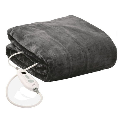 Ever Rest Heated Electric Throw | 130x160cm, Soft Charcoal, Winter Warming Blanket | Av8Store Australia SPT Av8Store