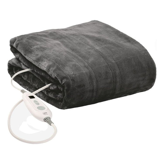 Ever Rest Heated Electric Throw | 130x160cm, Soft Charcoal, Winter Warming Blanket | Av8Store Australia SPT Av8Store