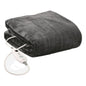 Ever Rest Heated Electric Throw | 130x160cm, Soft Charcoal, Winter Warming Blanket | Av8Store Australia SPT Av8Store
