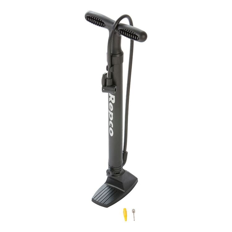 Repco Floor Pump Multicoloured | High-Pressure Bike Pump with Gauge & Dual Valve ANCD Av8Store
