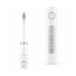 Ordo Sonic Plus electric toothbrush in white and silver on white background