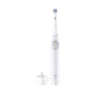 Oral-B iO Series 2 white electric toothbrush with charging base on white background