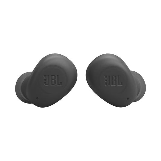 JBL Wave Bud black wireless earbuds on white background