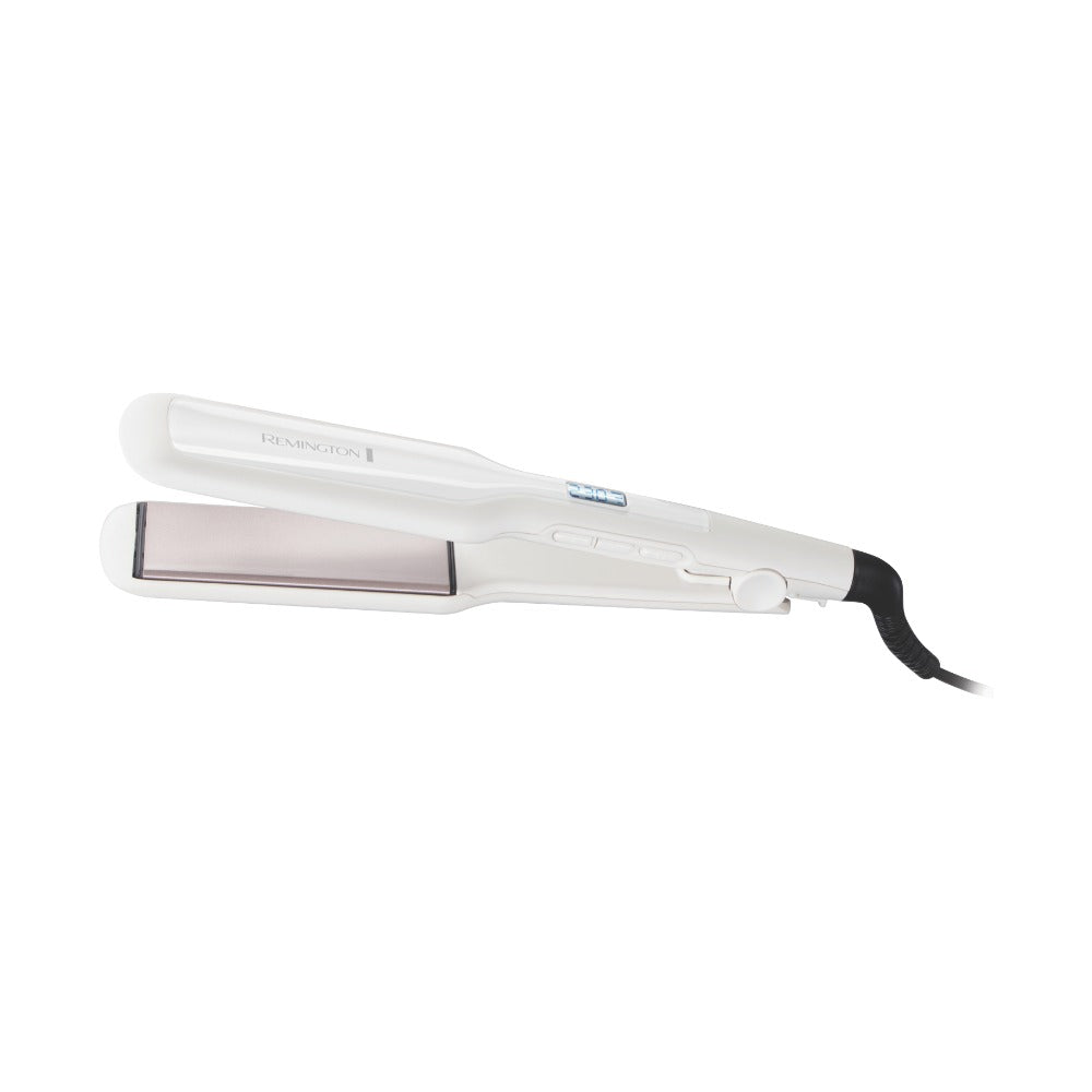 Remington Pro Ceramic wide plate hair straightener on white background