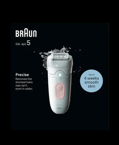 Braun Silk-épil 5 Epilator SE5-000 – 28 Tweezers, Waterproof Braun Av8Store