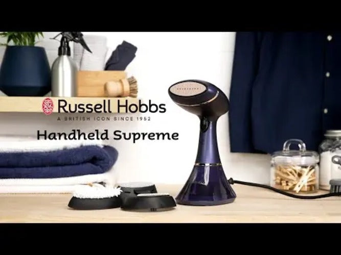 Russell Hobbs Supreme Garment Steamer RHC410 | Handheld | 45s Heat-Up | Scent Infuser | AU BIG Av8Store