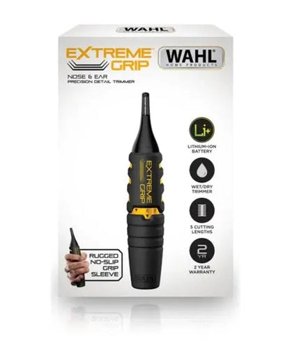 Wahl Extreme Grip Ear & Nose Trimmer – Wet/Dry, Lithium AA, Vertical Head | Men's Grooming AU SSP Av8Store