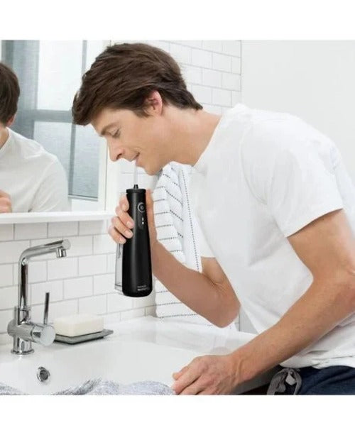 Waterpik Cordless Select Water Flosser | Black | USB Rechargeable | 4-Week Battery Waterpik Av8Store