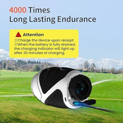 PEAKPULSE Golf Rangefinder CCB1000AG – 1200 Yard, 7x Magnification, Slope Mode, Pin-Lock Vibration | USB-C AMZ Av8Store