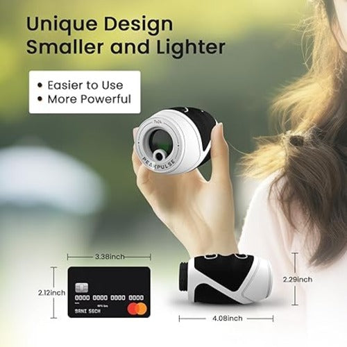 PEAKPULSE Golf Rangefinder CCB1000AG – 1200 Yard, 7x Magnification, Slope Mode, Pin-Lock Vibration | USB-C AMZ Av8Store